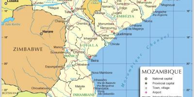 Maputo莫桑比克地图